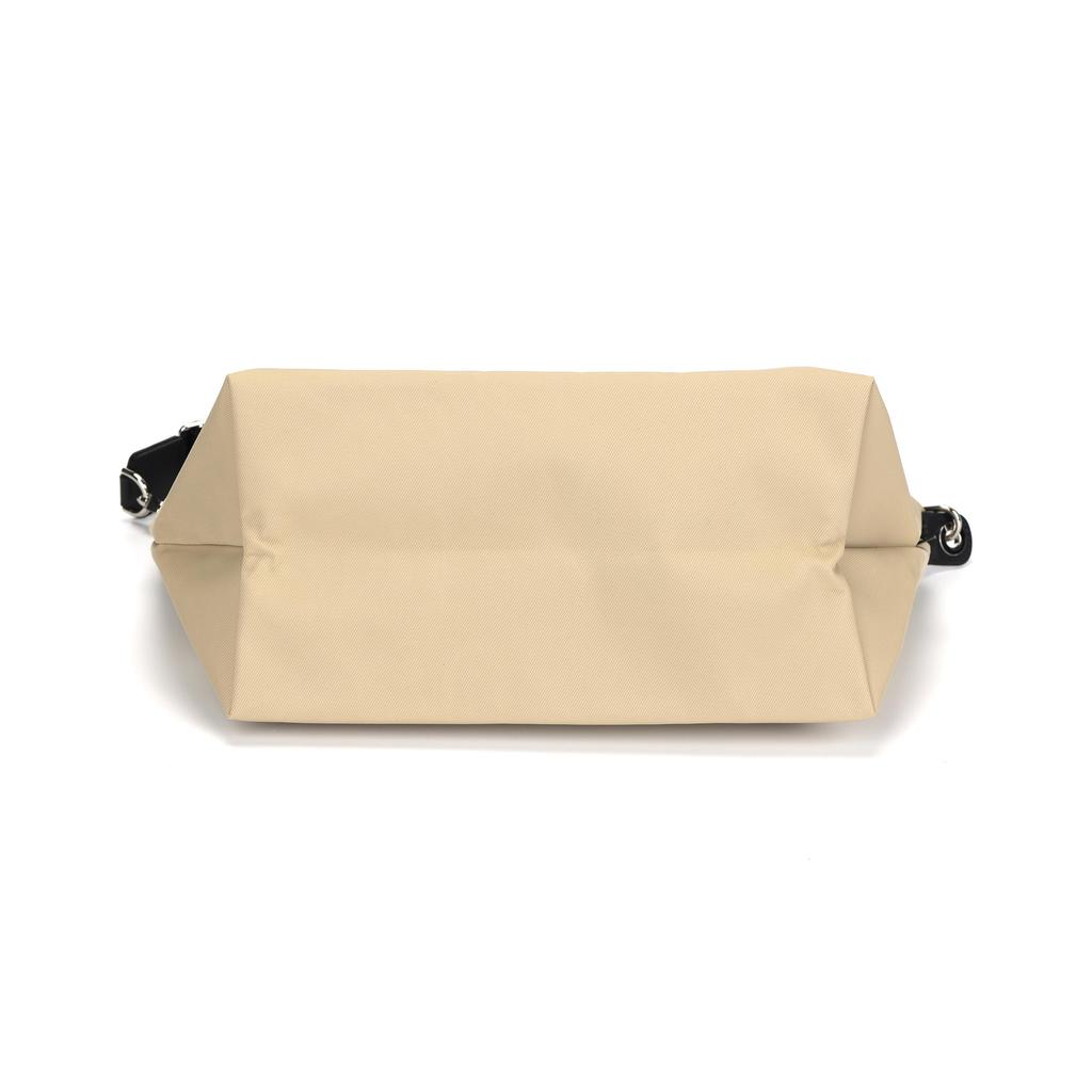 Longchamp Le Pliage Energy Logo Geprägt Reißverschluss Recycelter Canvas Tragetasche Damen Tragetasche Beige 1515HSR299