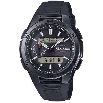 [Casio] Wave Ceptor Wristwatch [Domestic Genuine Product] Radio-Controlled Solar WVA-M650B-1AJF Black
