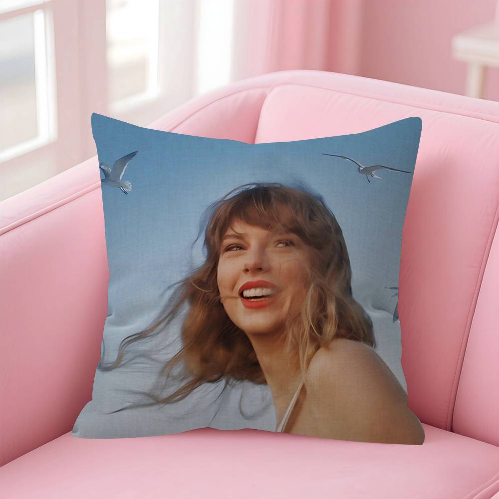 T-Taylors Swifts Personalized Picture Text Home Decorative Pillows Household Gifts 45X45Cm