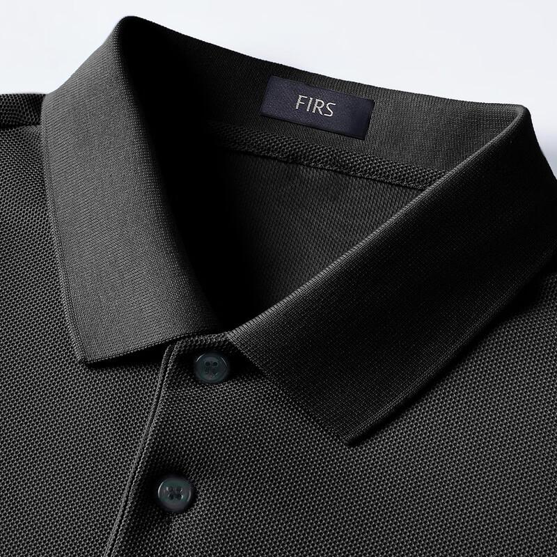 Shanshan Men's Silk-Blend Cool-Feel Polo T-Shirt