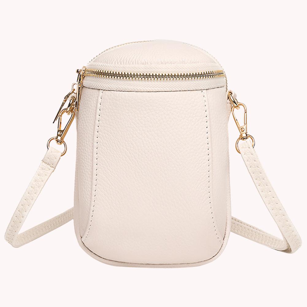 

Сумки-ведра из натуральной кожи, женские маленькие кошельки через плечо, сумки для сотовых телефонов, мини-сумки для путешествий, роскошные дизайнерские сумки 19x14x2cm белый