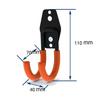 Heavy Duty Metal Hook Wall Mount Heavy Duty Garage Organizer Steel Hooks Water Pipe Bicycle Hanger Load Bearing Accessories