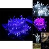 Charming 10m 100leds Christmas Fairy Lights Offering Warm White And Colorful Illumination For Parties
