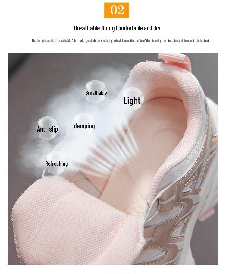 2026 Summer Breathable Mesh Sport Shoes for Kids: Lightweight, Non-slip Casual Sneakers for Boys and Girls