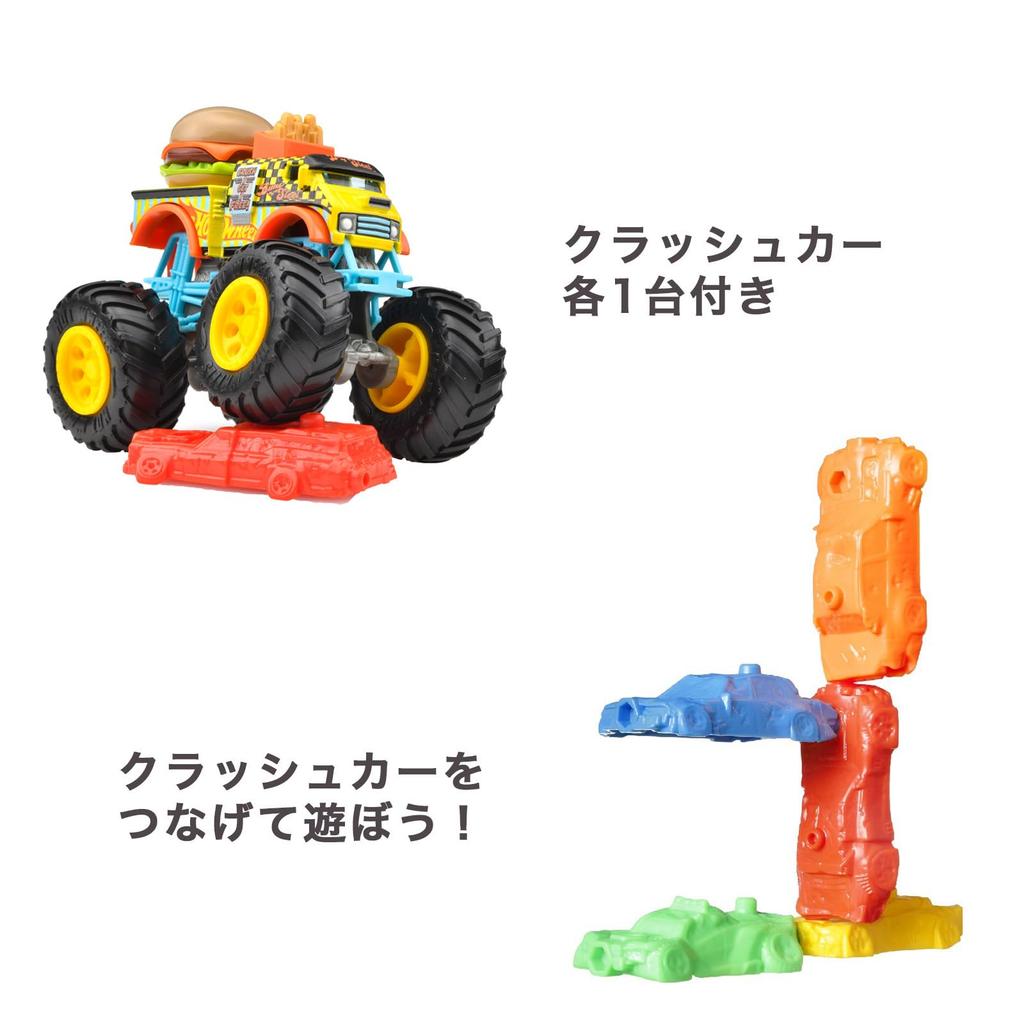 Hot Wheels Monster Truck 1:64 Assorted Vehicle Toys, Mini Cars, 8-Car Box, Ages 3+, Multi-Purpose, 983B-FYJ44