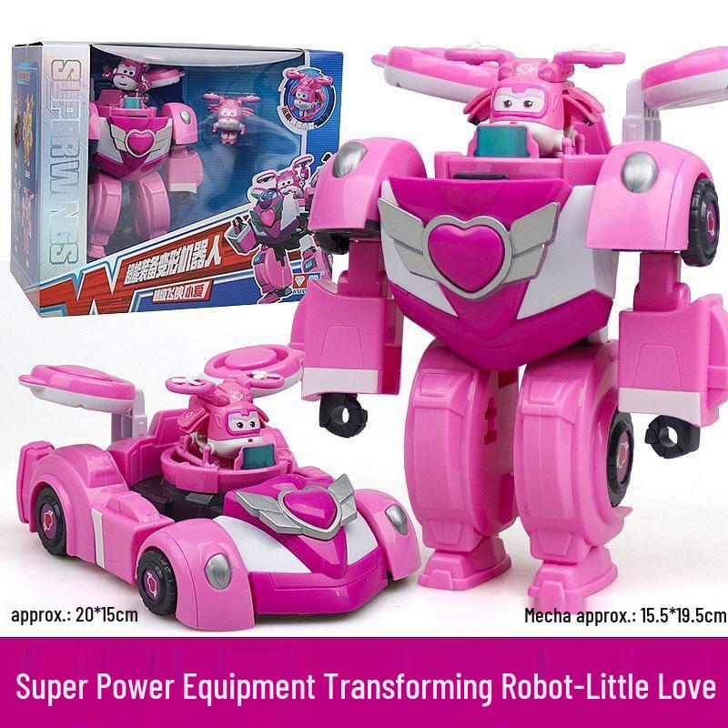 Super Wings Season 9 Jett & Dodo Transforming Mecha Toy Set
