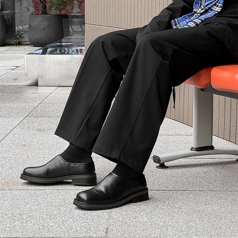 Fashion Mens Slip on Dress Shoes 2025 New Men Casual Shoe Casual Leather Mens Loafers Non-Slip Moccasins Designer Slip on Boat Footwear