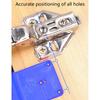 Adjustable Depth Door Hinge Drilling Positionin Jigs Hole Template Suitable for DIYer Enthusiasts Professional Carpentry