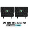 AAABR1 Car Anti-Kick Pad Seat Back Protector Cover For Skoda Octavia A5 A7 RS Fabia Superb Rapid Karoq