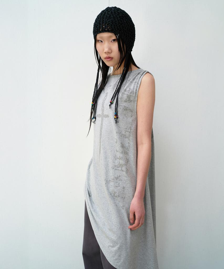 The Vinyl House Unbalance Layered One-Piece (W) Gray