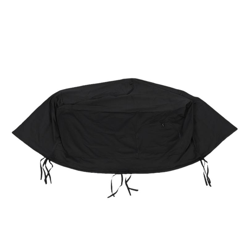 

Crib Blackout Canopy Cover Tent Breathable Baby Blackout Netting Tent Stretchy Light Shielding For Indoor Outdoor Small чорний