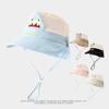 Kids Summer Mesh Wide Brim Sun Hat Cartoon Adjustable Bucket Hat Baby UV Protection Shade Cap