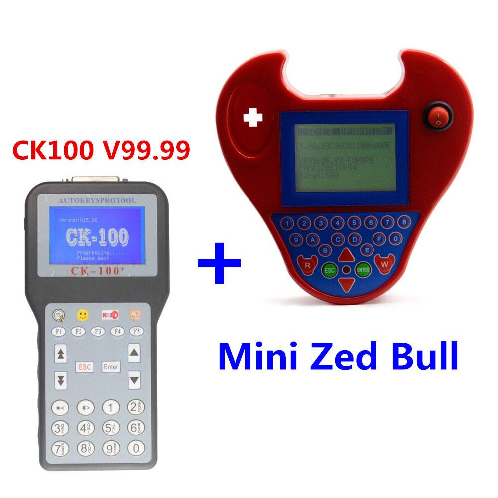 Hot Sale CK100 V99.99 New Generation Of SBB No Tokens Limited&MINI Zed Bull V508 Multi-Language Transponder