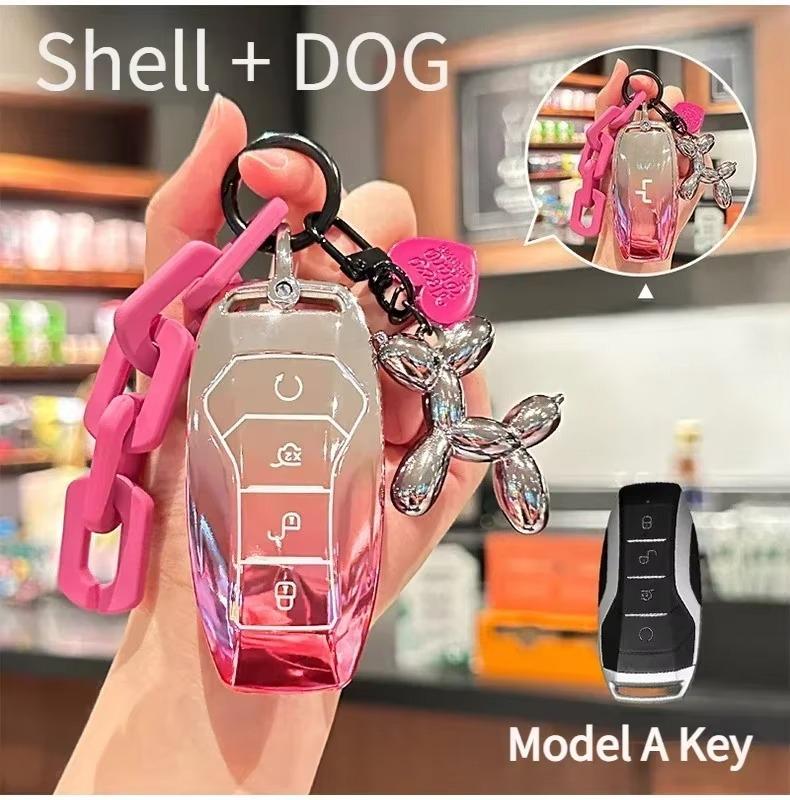SuitableFor BYD TPU Car Key Seagull/Dolphin/Qin/Han/Tang/Song/SEAL U DM-i/ATTO03 Car Key Decoration Full Cover Protective Case