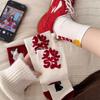 New Autumn And Winter Warm Birth Year Stacking Socks Children'S Year Of The Horse Festive Red Medium Tube Calf Socks Boneless Soft Waxy Cotton Socks