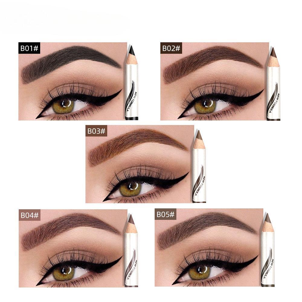 MeNow Eyebrow Pencil Thin Eyebrow Five Color with Eyebrow Brush