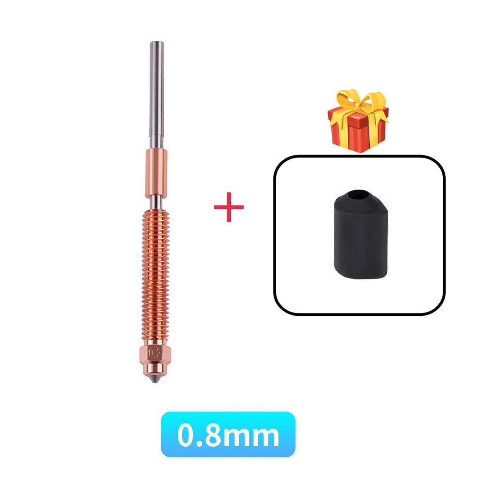 For Creality K2 K2Pro Hotend Kit Ceramic Heating Block Kit 0.4mm All-metal Integrated Quick Swap Nozzle 350°C For Creality K2Pro