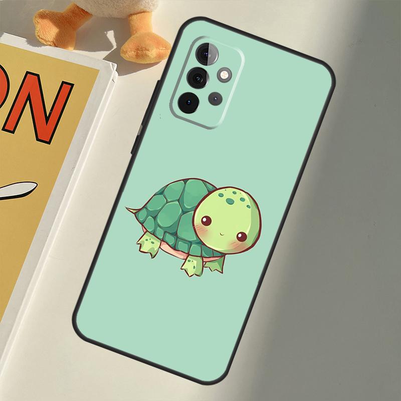 Cartoon Turtle For Samsung Galaxy A22 A52 A32 A54 A14 A16 A26 A36 A56 A55 A35 A05 A06 A15 A53 A33 A13 Case