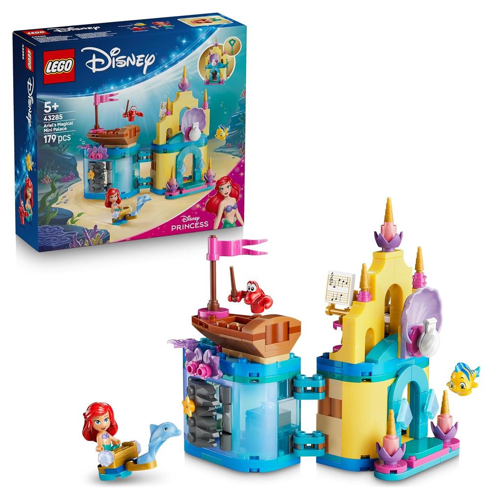 LEGO Disney Princess Ariels Magical Mini Palace Toy Block Educational Gift Children 5 Years Old 6 7 8 Goods Interior Stylish 43285