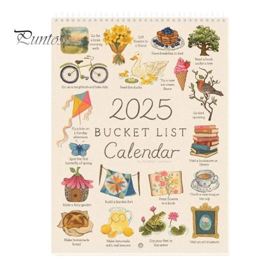 

1/2 шт. 2025 календарь-список желаний календарь-подарочный буклет органайзер для садоводства ежегодный календарь посадок 1pc