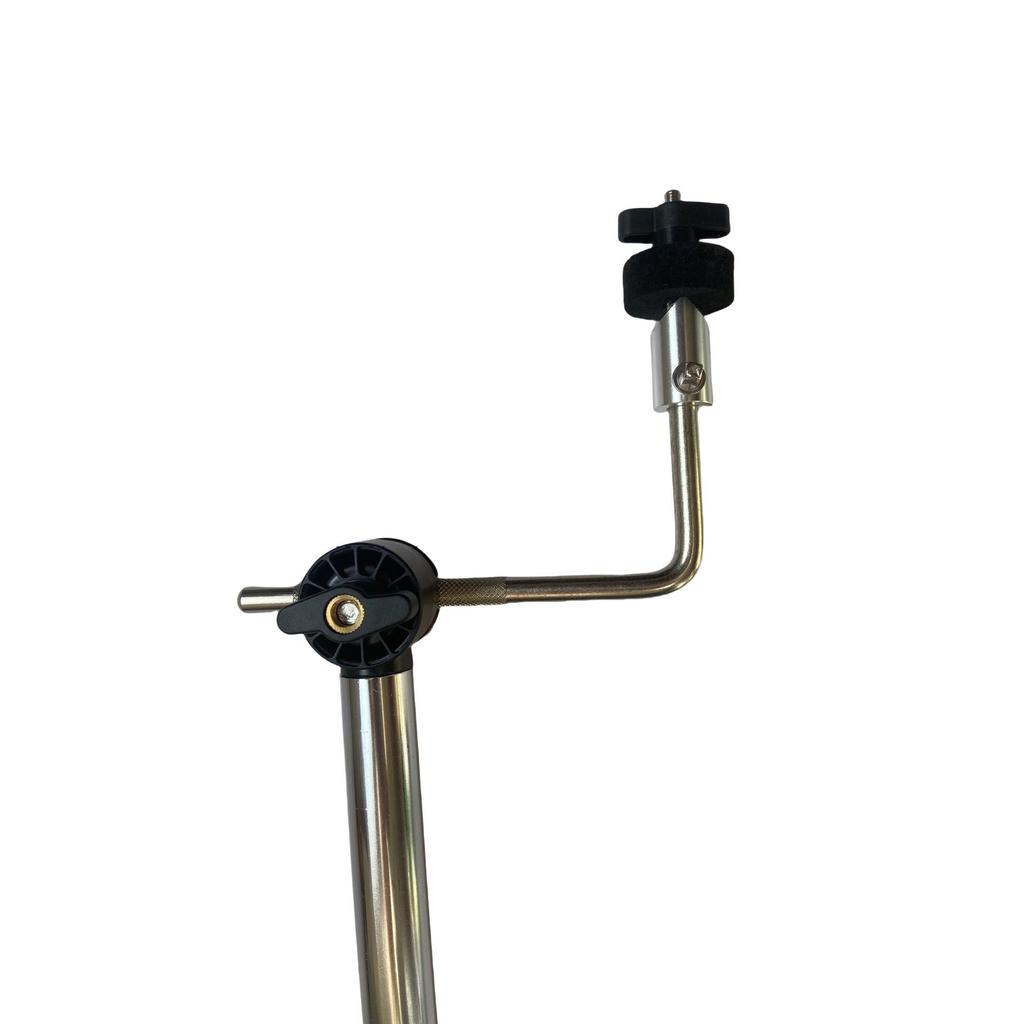 Dual-Arm Electronic Drum Cymbal Stand with Cross Tube Clamp, 38mm