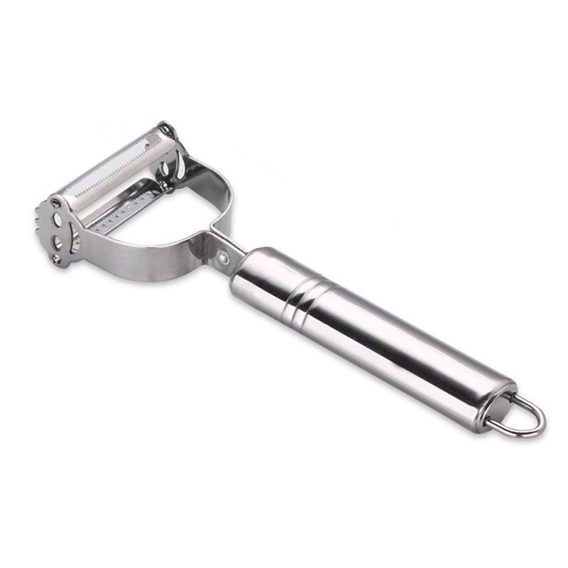 

Stainless steel paring knife Household multi-functional scraper Fruit and vegetable melon planer Potato peeler Shearing artifact