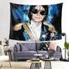 Michael 1984 Grammys Jackson Pop Art Portrait Tapestry Art Aesthetic Tapestries for Living Room Bedroom  Wall Cloth Wall Hanging