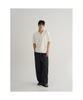 8SECONDS Formal Half-Zip Collared Neck Short Sleeve Knit Ivory