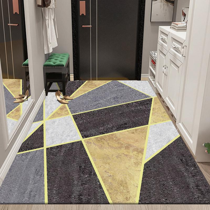 Home Floor Mat Entrance Carpet Bedroom Bedside Easy To Maintain Living Room Bathroom Simple Foot Mat