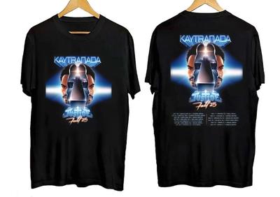 KAYTRANADA 2026 Tour Unisex T-shirt Muziekconcert Grafisch T-shirt