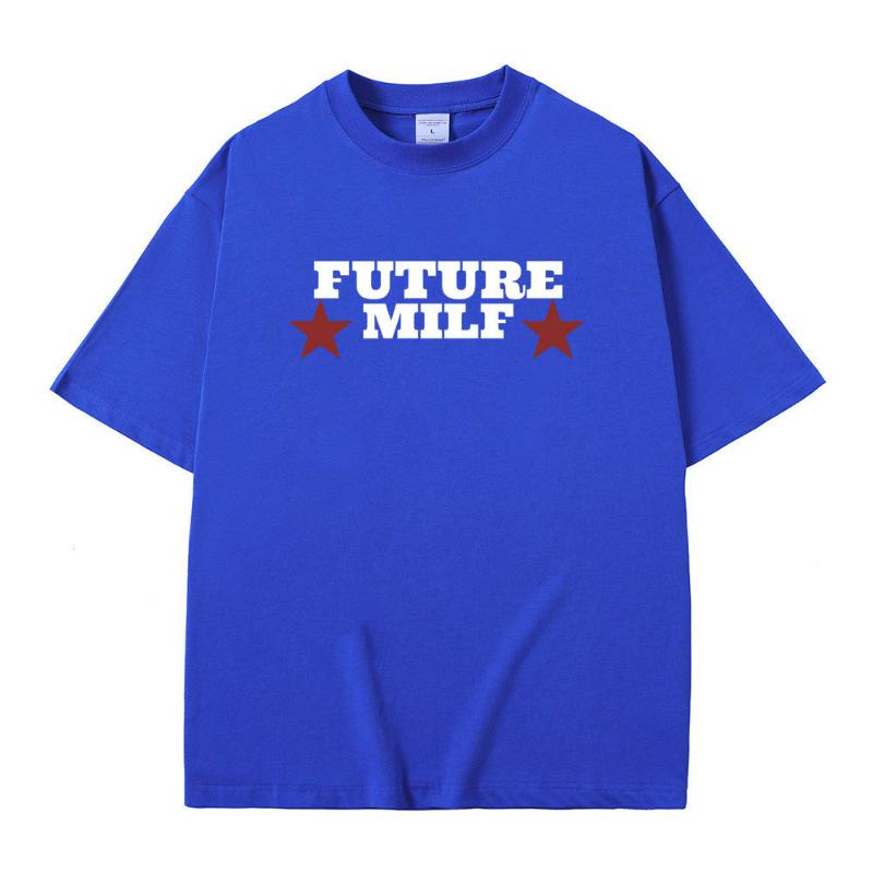 Rapper Future Milf Graphic Print Tshirt Men Women Hip Hop Vintage Tees Male Oversized Streetwear Men's Casual T-shirts