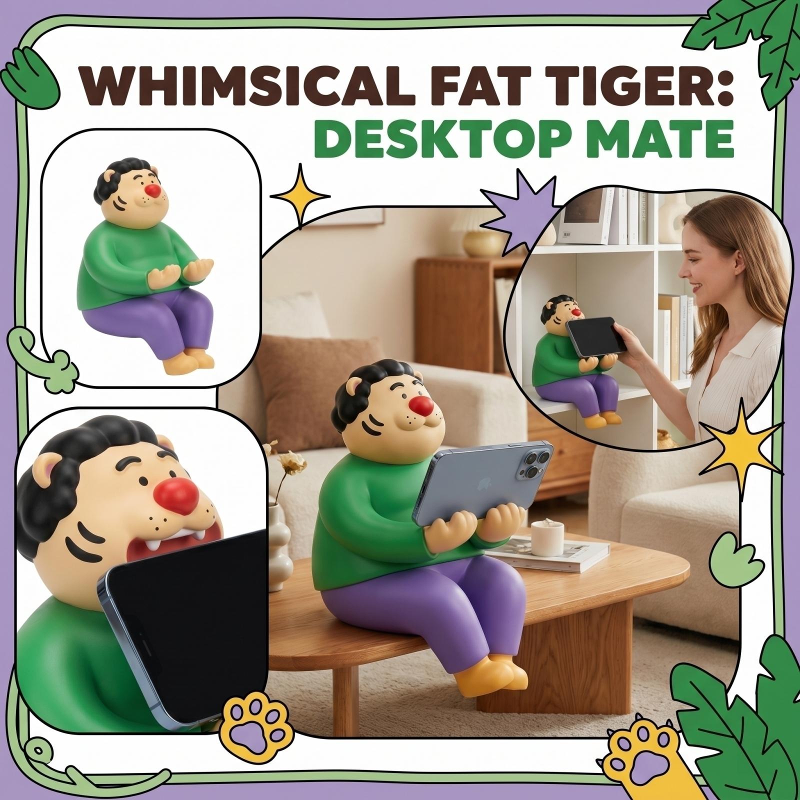 

Cute Tilted Head Figure Anime Toy Desk Decor Birthday Gift one size зелёный