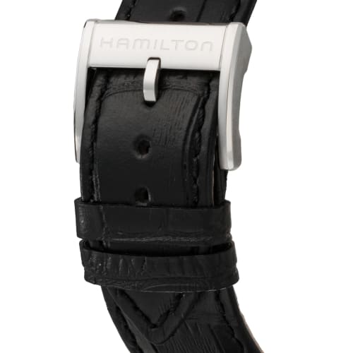 HAMILTON Men's JAZZMASTER Watch H32612741, Quartz Movement, 10 ATM Water Resistance, Sapphire Crystal, Blue Dial, Stainless Steel