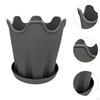 Blumenpot Plant Containers with A Tray Multi -purpose Flower Container Drainage Hole for