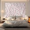 Hello Kitty Tapestry Wall Hanging Kawaii Aesthetic Room Decor Cute Wall Art for Bedroom Dorm Teen Girls