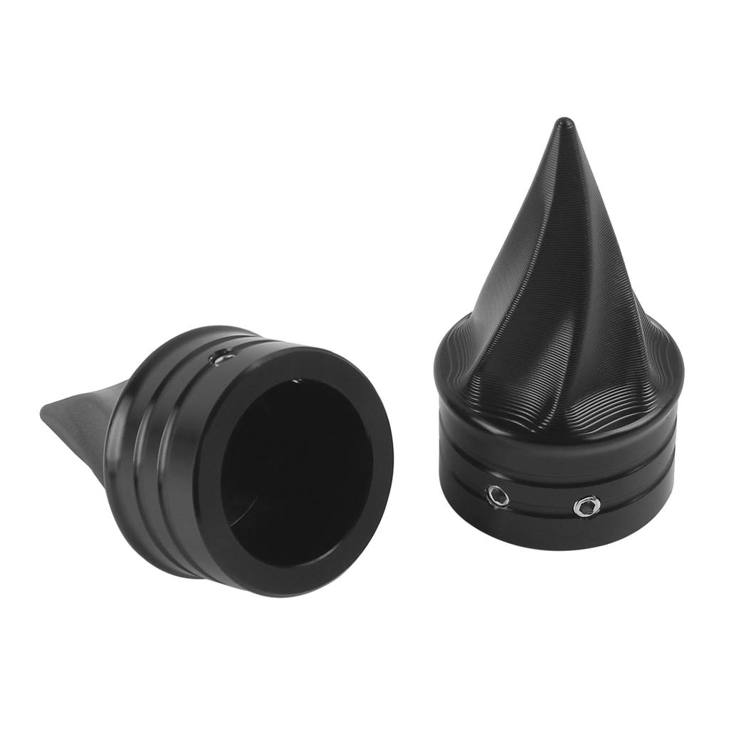 Motorcycle Front Axle Cap Nut Covers Twisted Caps For Harley Sportster Touring Road King FLHX Dyna Softail Fat Boy VRSC 08-2023