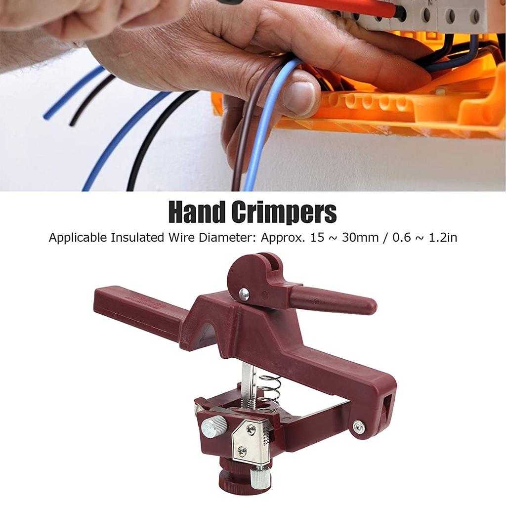 Anti-Corrosion Rotate Cutting Type Wire Stripper Cable Peeling Knife for Electricians and Construction Workers Anti-Slip