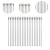 20 Pieces Stainless Steel Fruit Picks Cocktail Skewers for Appetizers Drinks