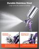 VEVOR 3-Piece Air Spray Gun Kit, Professional Auto Paint Spray Gun Set with 3 Nozzles (1/1.4/1.8mm), 3 Cups & Air Regulator