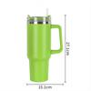 Coffee Mugs Stainless Steel Thermal And Cold-insulating With Straw Portable Large-capacity Water Cup Suitable For Stanley Cup