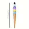 Back To School Season 36pcs 0.5mm Cute Soft Rubber Astronaut Ice Cream Neutral Pen Cartoon Astronaut Styling Pen Boy Gift Pen Prize Pen