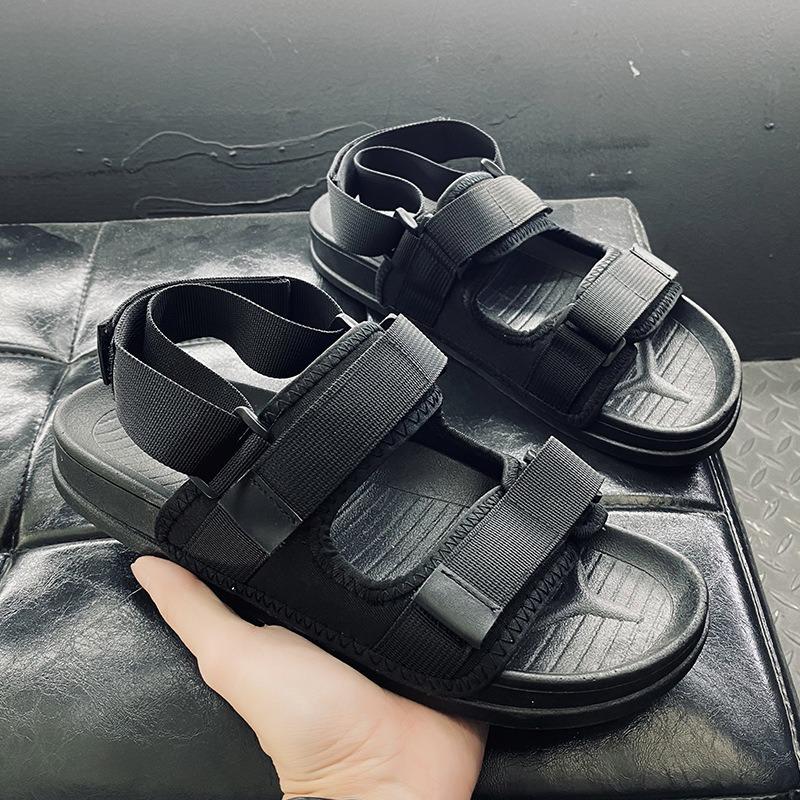 

Men s Summer Sandals 2025 - Non-Slip Soft Sole Outdoor Slides,Unisex Driving & Beach Sandals for Walking 43-44 чорний
