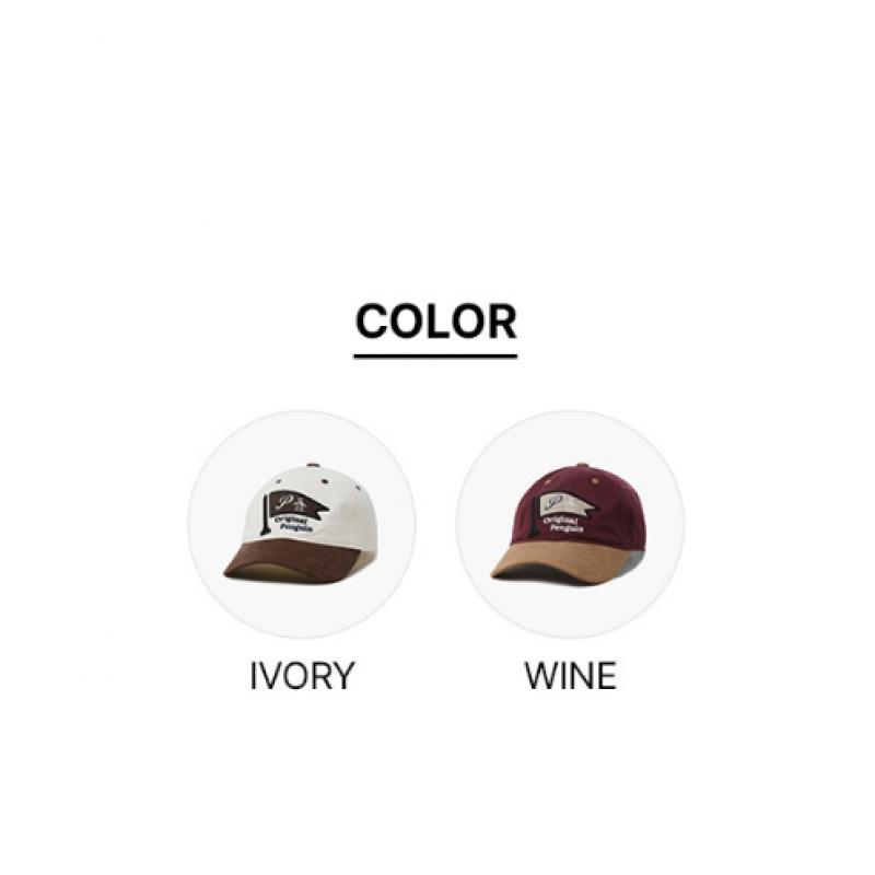 Munsingwear Men Colorblock Cotton Ballcap Ivory Mq321pcp81