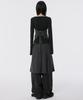 Peulleeoeob Pleats Midi Skirt (Fl-243_Charcoal)