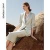 Langzi Basic Wardrobe Acetate Blazer