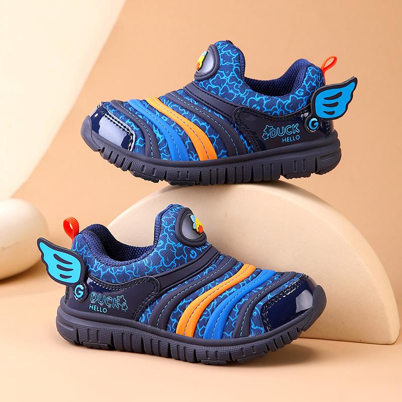 Classmate caterpillar children's shoes 2025 autumn new mesh boys sports shoes little girl baby shoes 2025