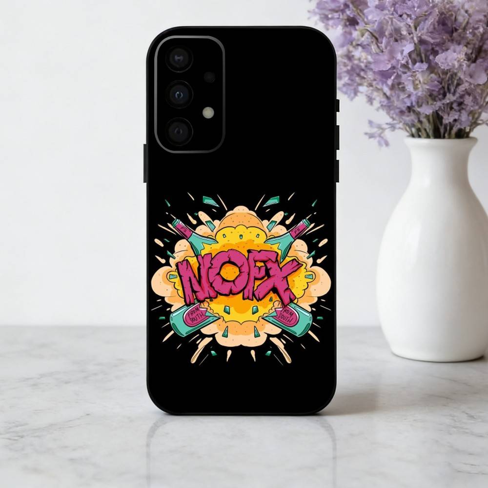Punk N-Nofx-X Band Phone Case For Samsung Galaxy A73,A72,A71,A70,A53,A52,A51,Others Soft Black Cover