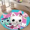 1pc Gaby's Bubble House4 Design Printed Area Round Carpet for Bedroom Living Room Home Decor Rugs Mat Non Slip Mat Rug for Bedside