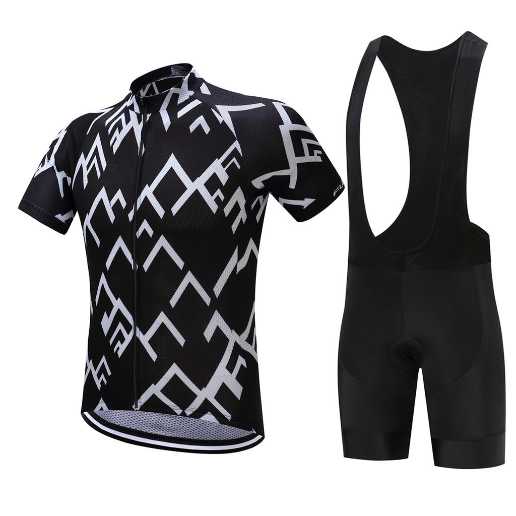Men's Short Sleeve Cycling Wear Set Quick Dry Biking Shorts for Professional 2026 Summer Breathable Outdoor Sports Cycling Suit Set