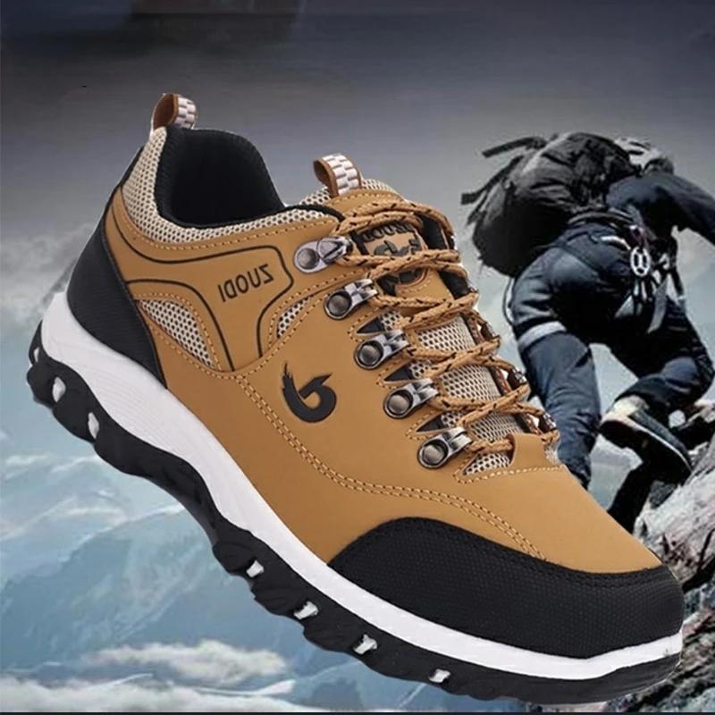 Men's Shoes Fashion Outdoors Sneakers Waterproof Platform Men Desert Comfortable Casual Shoes Zapatos Hombre Big Size 39-48